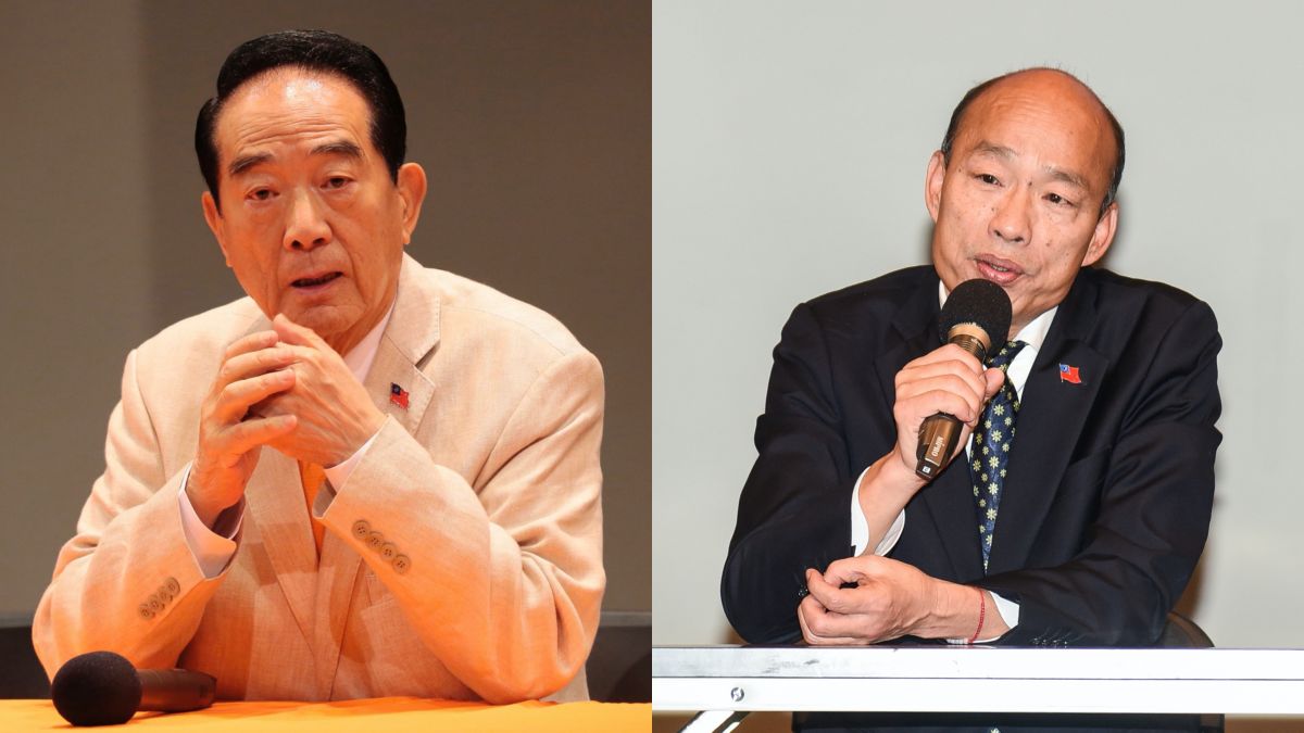 ▲親民黨總統候選人宋楚瑜、國民黨總統候選人韓國瑜。（圖／記者林柏年、陳明安攝, 2019.12.29）