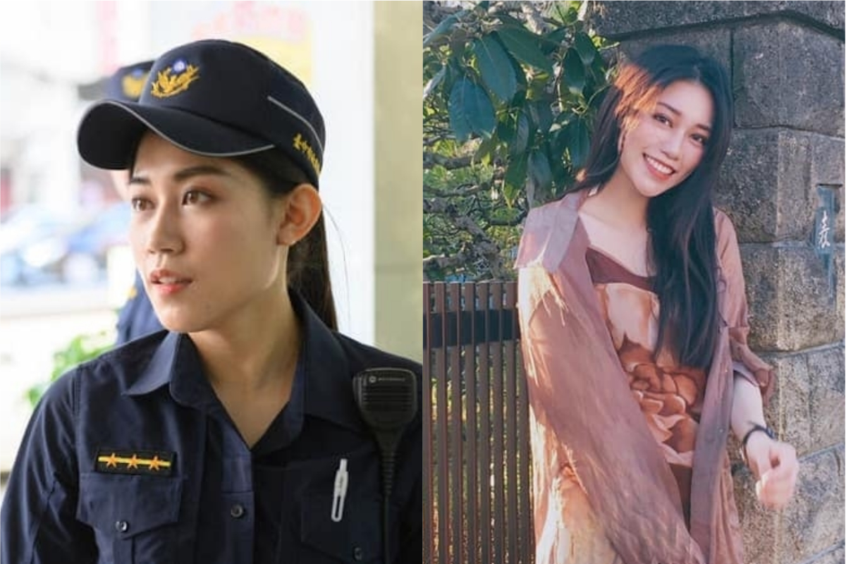 ▲台中市第三分局的宣導影片中，一名女警花深受外界關注。（圖／翻攝自李芷儀臉書）