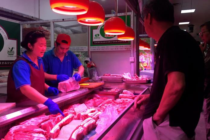 ▲豬瘟導致包含中國大陸在內，多國肉價上漲。（圖／美聯社／達志影像）
