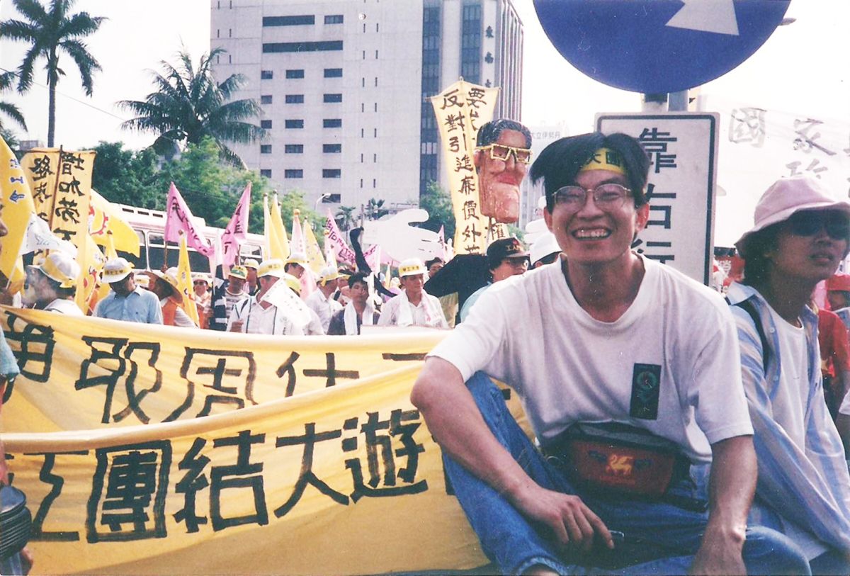 ▲郭國文從勞工運動出身，是學運界的「學長」。（圖／郭國文辦公室）