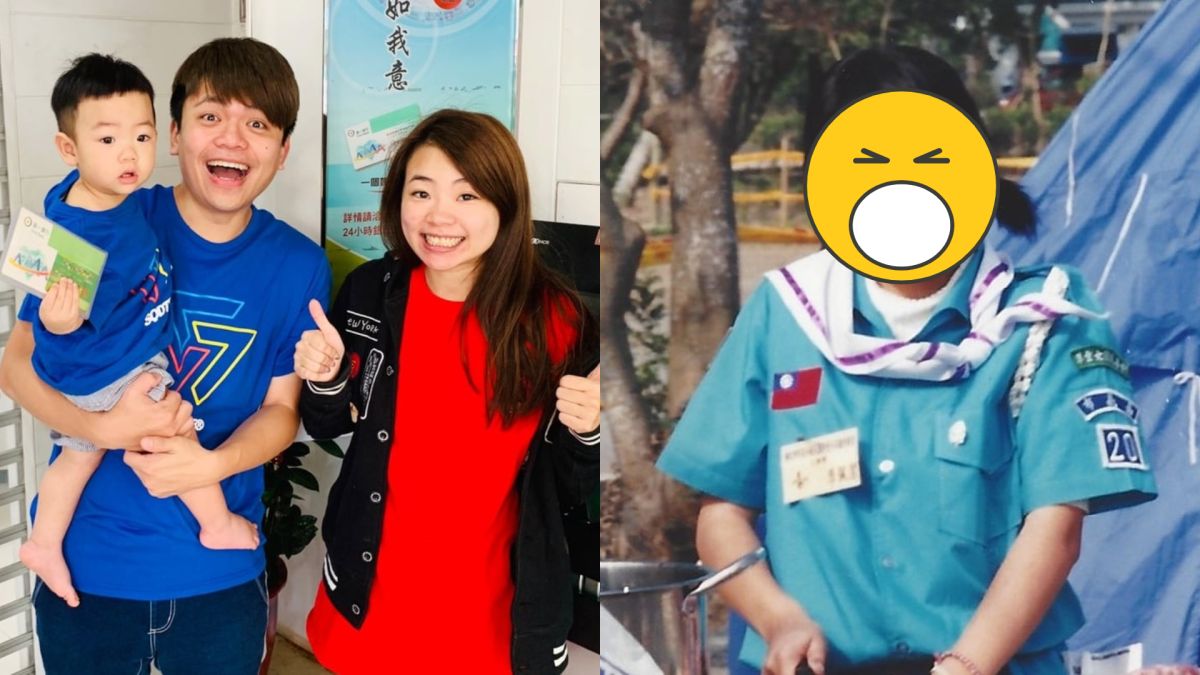 ▲蔡阿嘎出賣二伯學生嫩照。（圖／臉書）