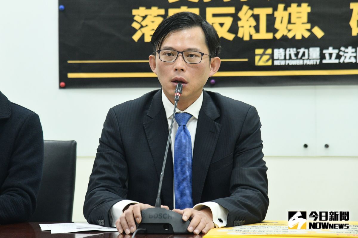 時代力量表態支持《反滲透法》立法，時力立委黃國昌。（圖／記者林柏年攝, 2019.12.31）