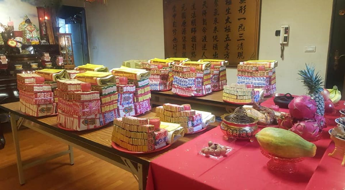 天赦日拜拜示意圖。（圖／翻攝自靈山道元堂粉專）