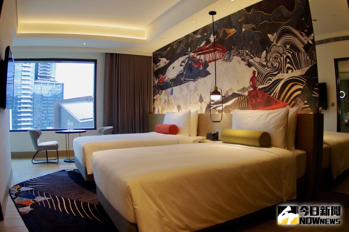 ▲台北首間台北大直英迪格酒店（ Hotel Indigo Taipei North ）元旦起試營運，《 NOWnews 今日新聞》在開幕前帶大家先睹為快。（圖／記者陳致宇攝）