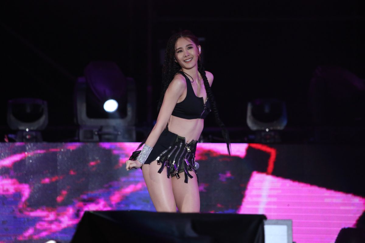 ▲安心亞爆乳開唱。（圖／三立提供）