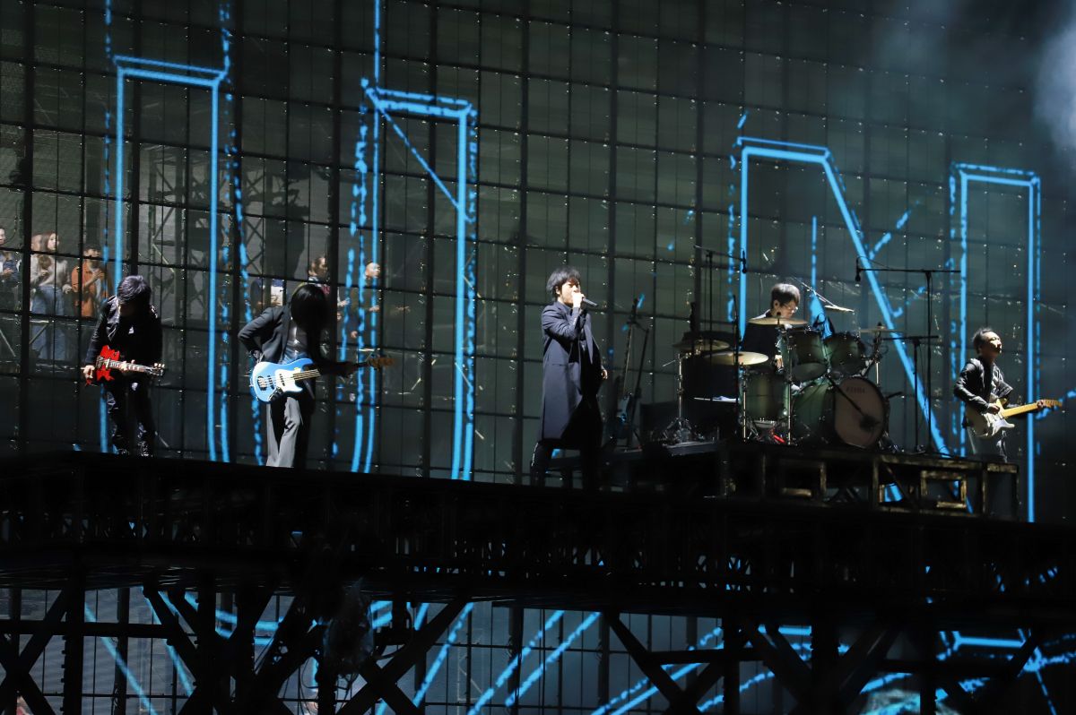 ▲五月天擔任台北場開場表演。（圖／記者葉政勳攝）