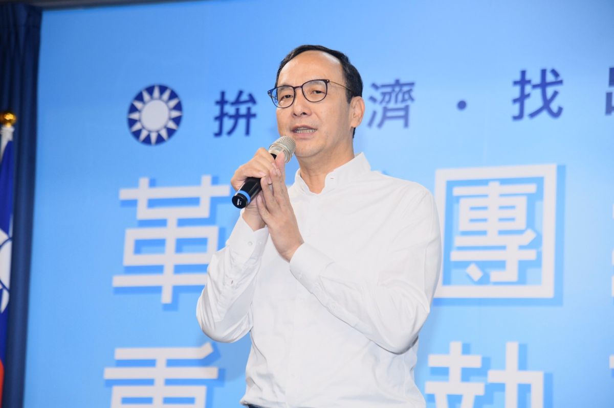 ▲前國民黨主席朱立倫在臉書上為黎智英發聲「我們都必須要保障言論自由、新聞自由，因為這才是民主自由法治的基礎」。（NOWnews資料照）