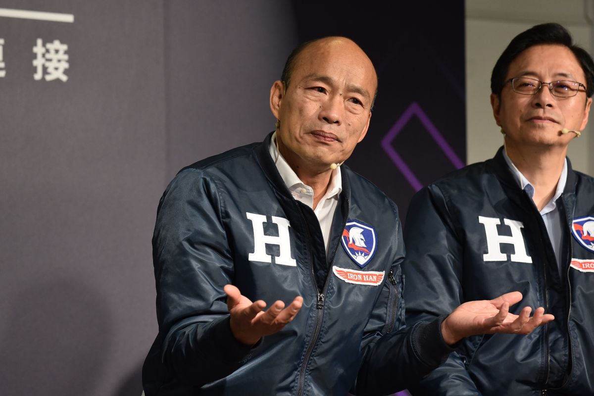 ▲前高雄市長韓國瑜遭三立電視控涉嫌誹謗，士林地檢日前處分不起訴。（圖／NOWnews資料照）