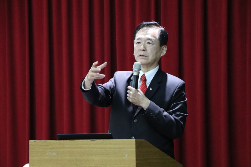 ▲王應傑頓失愛子。（圖／國立金門大學提供）