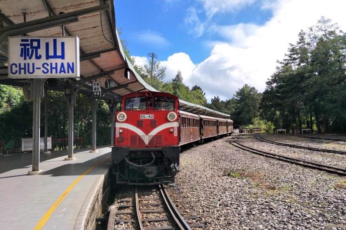 ▲阿里山林業鐵路，預計今年7月1日恢復全線通車。圖為阿里山祝山車站。（圖／阿里山林鐵及文資處提供）