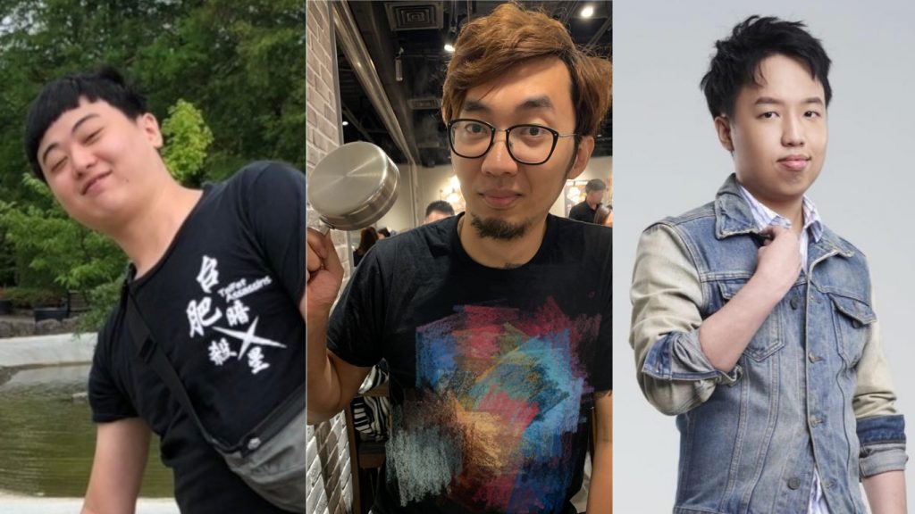 龜狗（左）、Xargon（中）、GoDJJ將在這次Twitch Rivals中率隊登場。   圖：翻攝自龜狗、Xargon、GoDJJ粉專/新頭殼合成