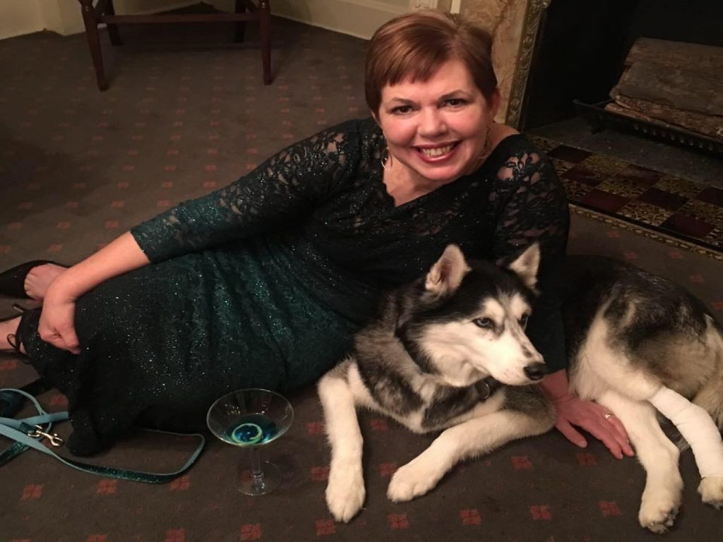 哈士奇席拉救了馬麻史黛芬妮的命（圖／FB@Stephanie Herfel）