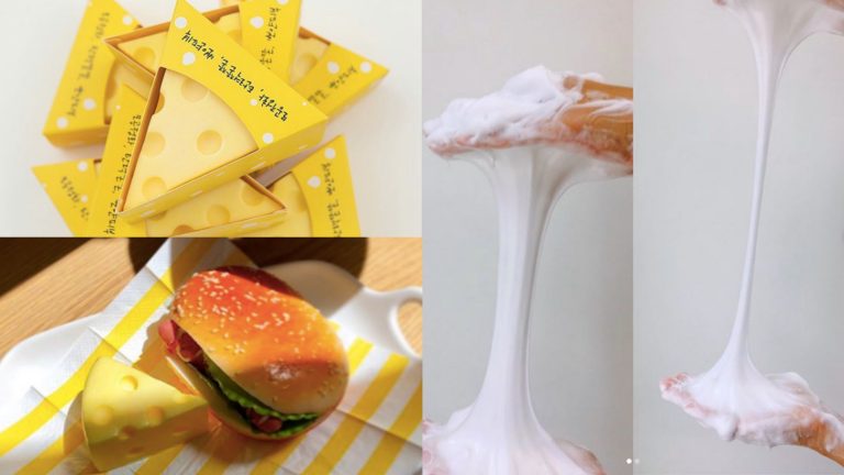 ▲韓國推出乳酪外型潔面皂。(圖／翻攝自IG@cosforu_official）
