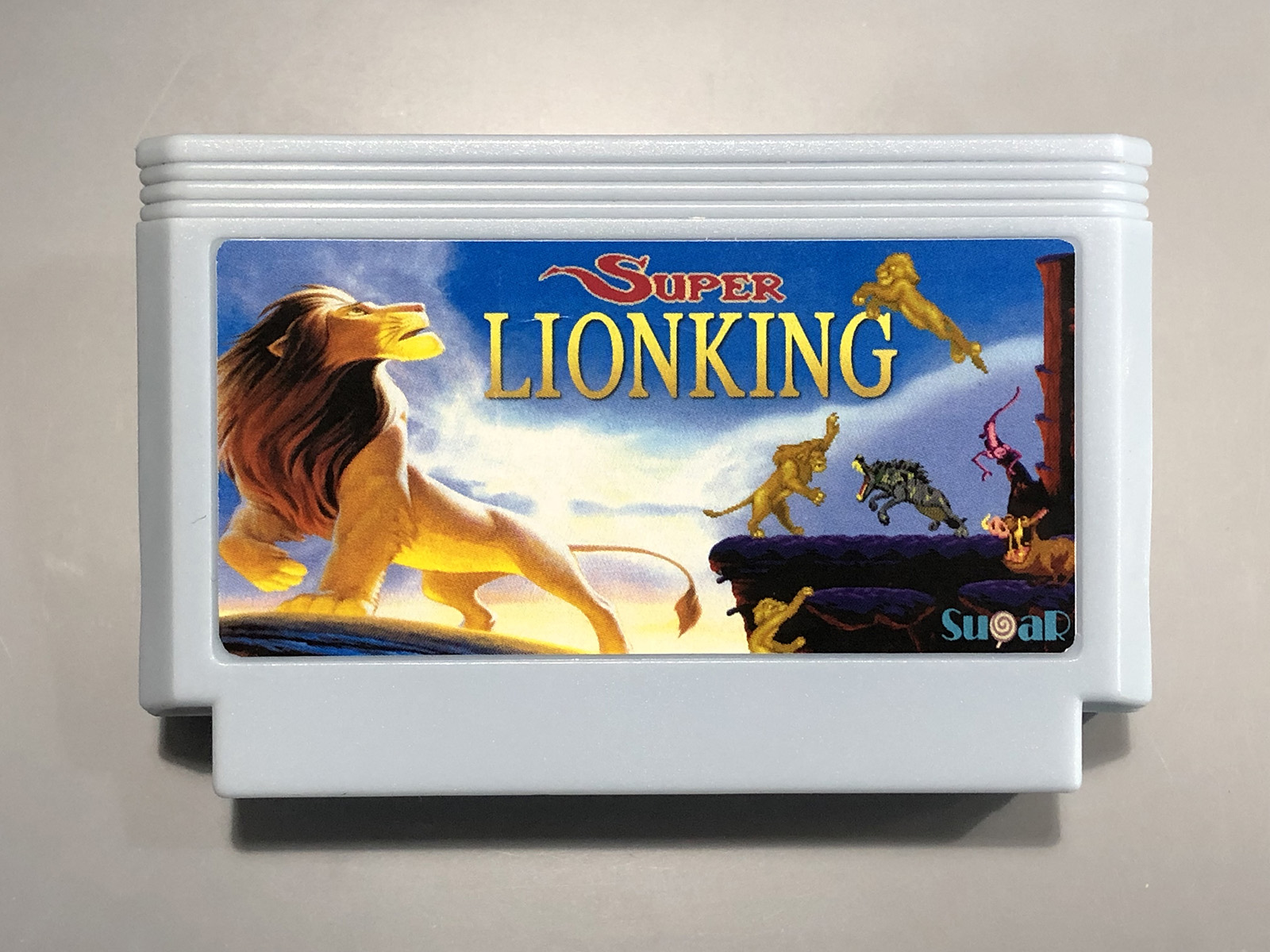 ▲筆者製作的逆移植遊戲「獅子王」。