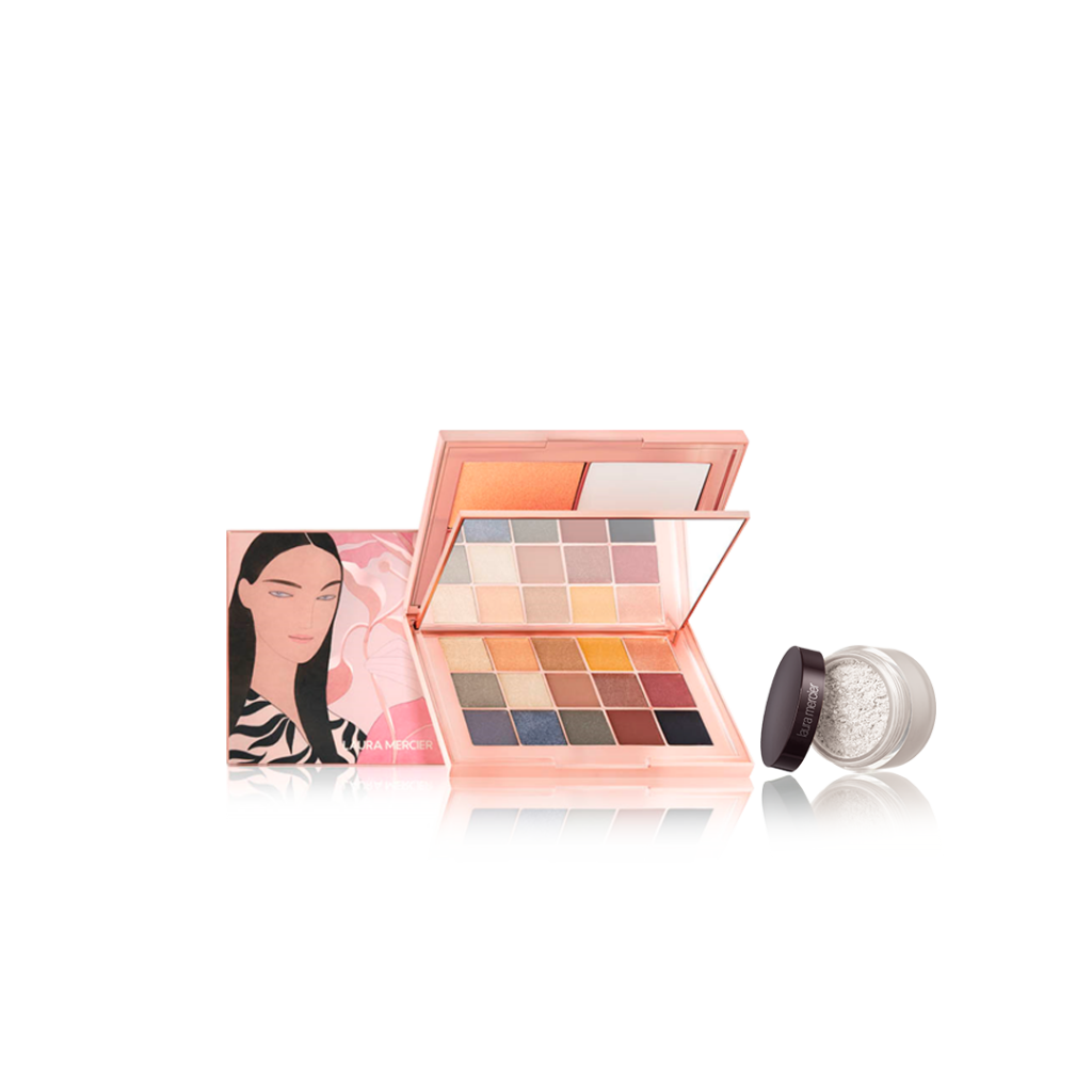 ▲LAURA MERCIER 燦金眼彩修容定妝組 NT$3,800。（圖／LAURA MERCIER ）