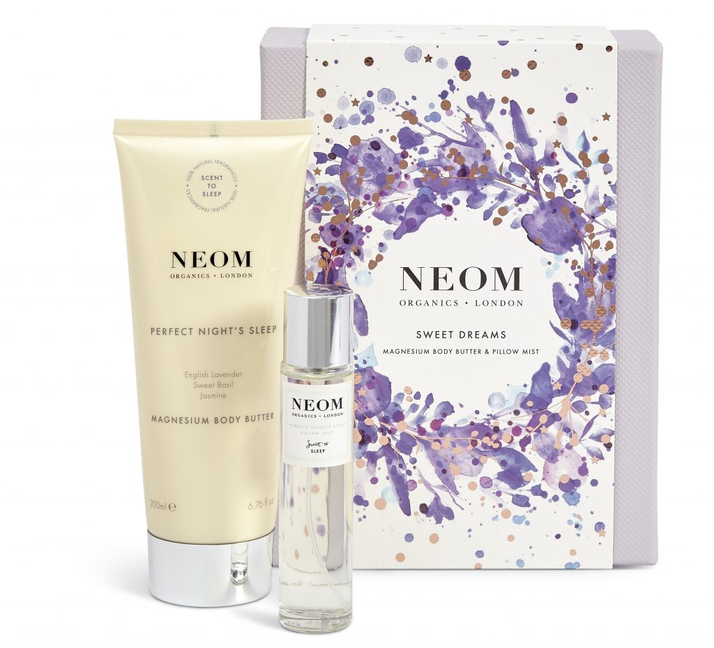 ▲NEOM 2019 舒緩恬睡舒眠禮盒 NT$2,250。（圖／NEOM）