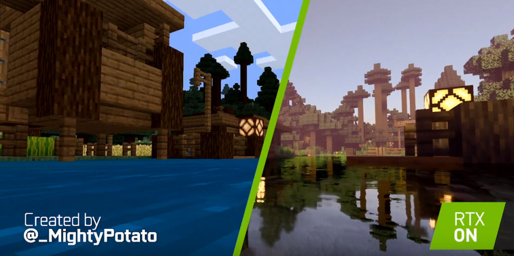 光線追蹤對比圖