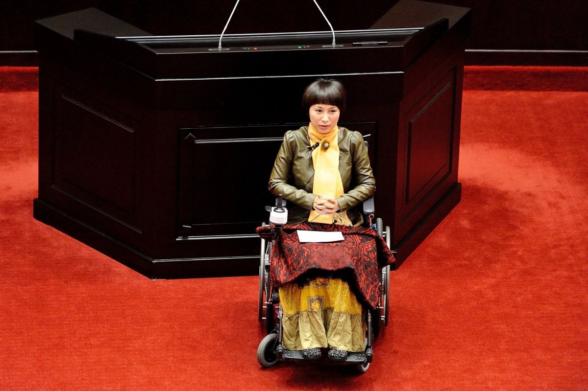 ▲前立委「罕病天使」楊玉欣（圖／取自楊玉欣臉書）