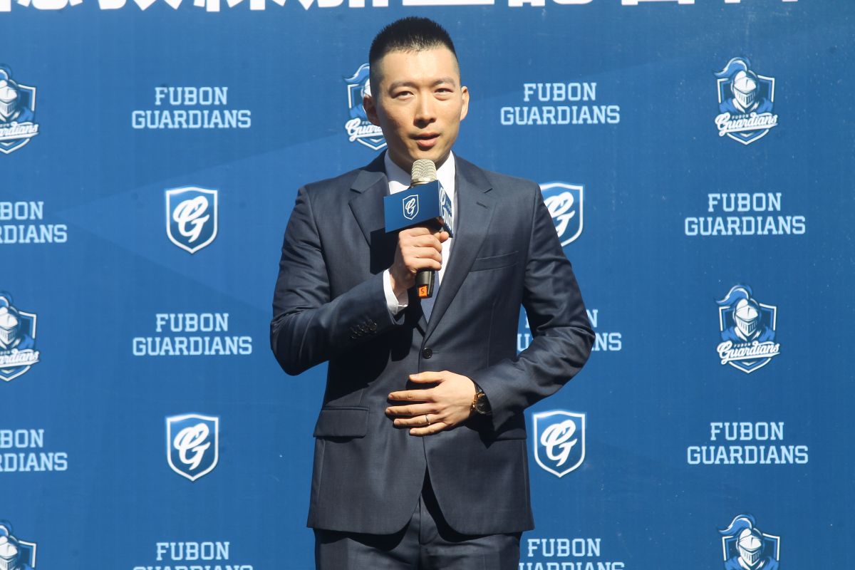 ▲富邦悍將領隊蔡承儒。（圖／記者葉政勳攝 , 2020.01.03）