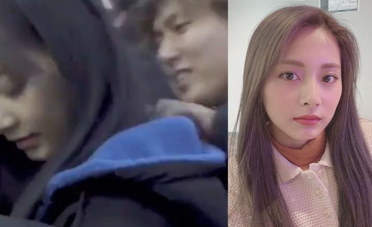 ▲粉絲緊貼子瑜後方騷擾。（圖／yoonilife1101 Twitter、TWICE IG））