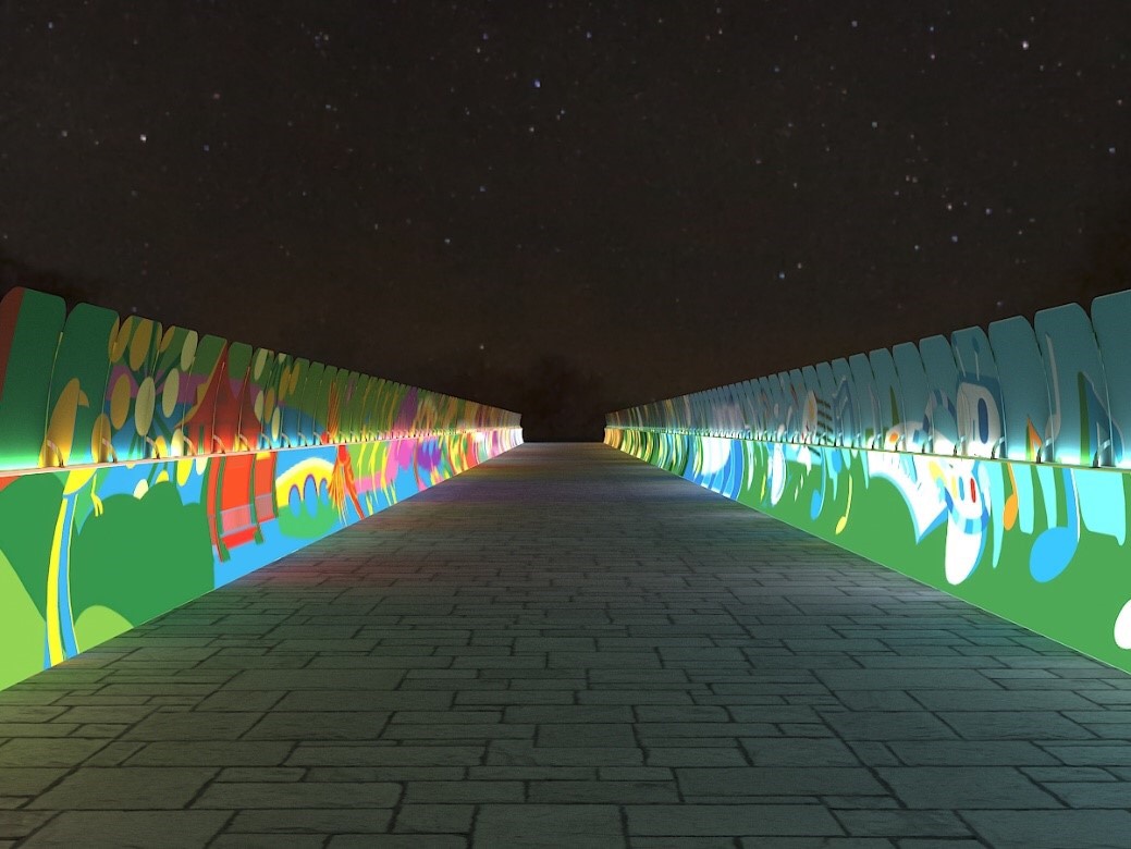 ▲交通部觀光局今（ 3 ）日先公布后里森林園區的燈會中央燈區入口意象。（圖／觀光局）