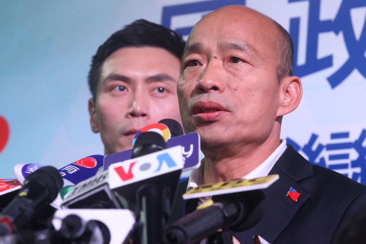 國民黨總統參選人韓國瑜。 (圖/記者葉政勳攝)