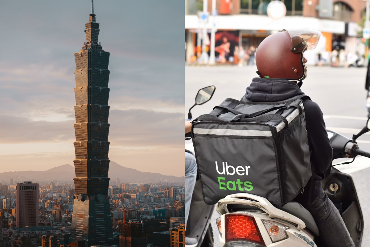 ▲台北一名外送員原本喜孜孜地要賺一波宵夜場的薪水，第一單卻被嚇到直接下班。（合成圖，僅示意非當事人／翻攝 Unsplash 、NOWnews資料照）