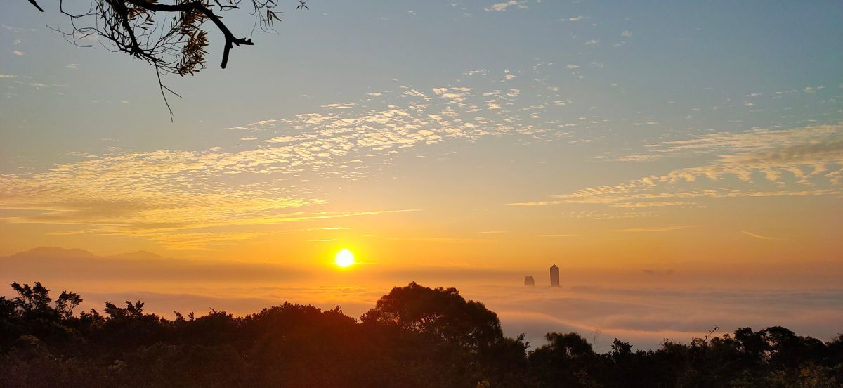 ▲柴山日出。（圖／陳進豐提供 , 2020.01.06）