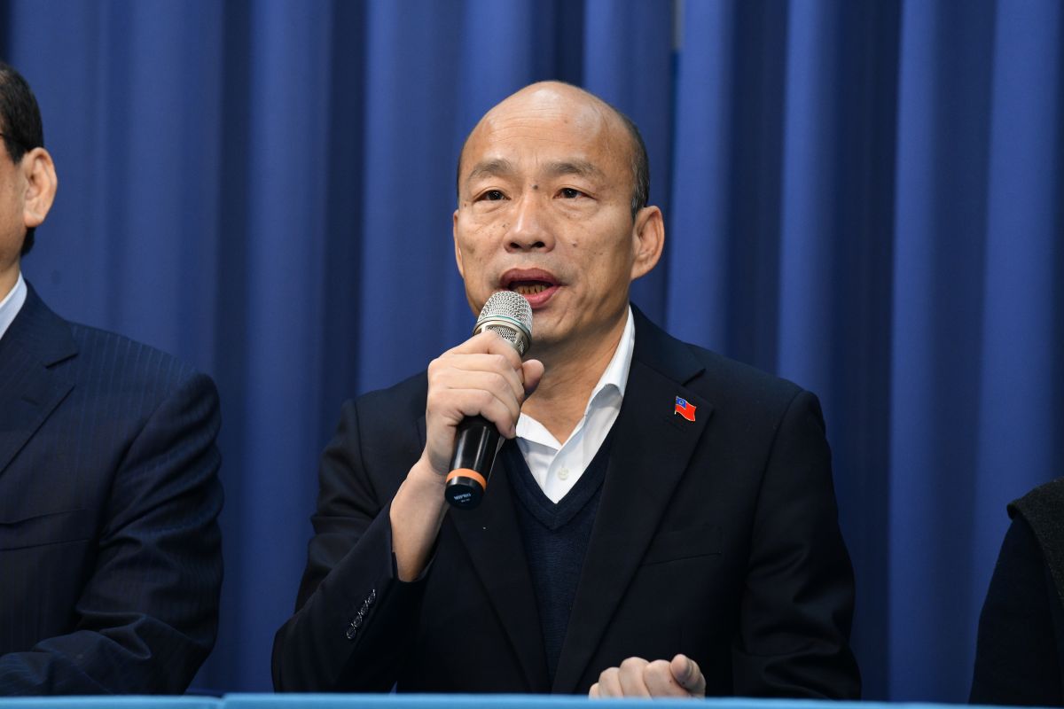 國民黨總統候選人韓國瑜。( 圖 / 記者林柏年攝 )