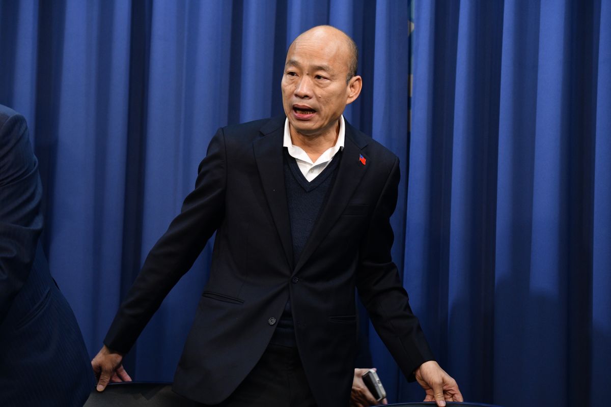 國民黨總統候選人韓國瑜。（圖 / 記者林柏年攝）