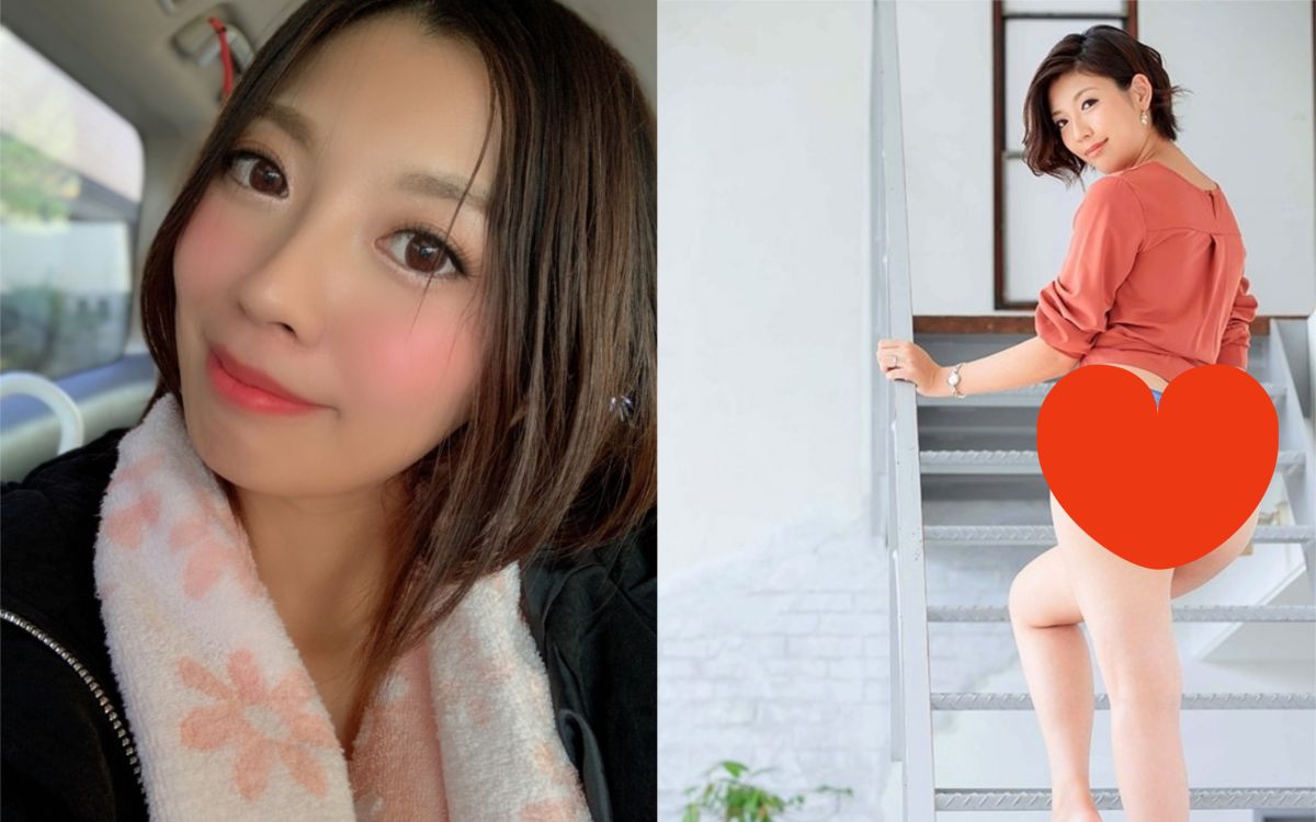 ▲七緒夕希以「電視台主播」名義下海。（圖／翻攝推特、臉書） 