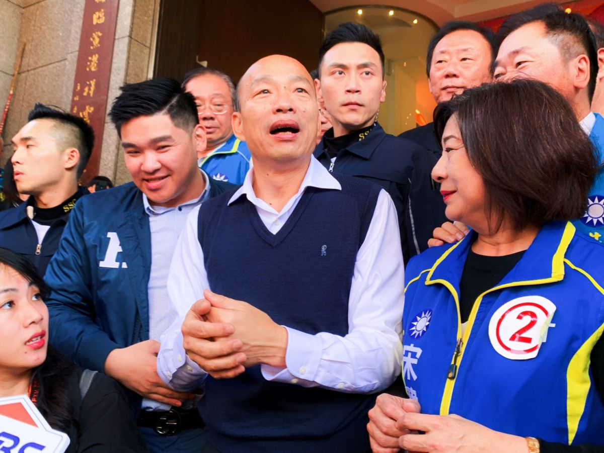 ▲高雄市長韓國瑜參加 2020 總統大選征戰現任總統蔡英文失敗。（圖／NOWnews資料照片）