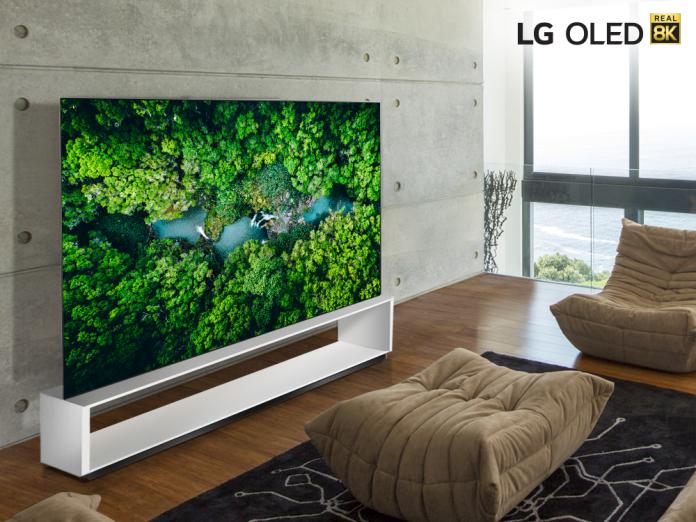 ▲LG SIGNATURE OLED 8K TV。（LG提供）