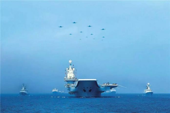 共軍航母山東號20日通過台海　國軍出動6艦8機監控
