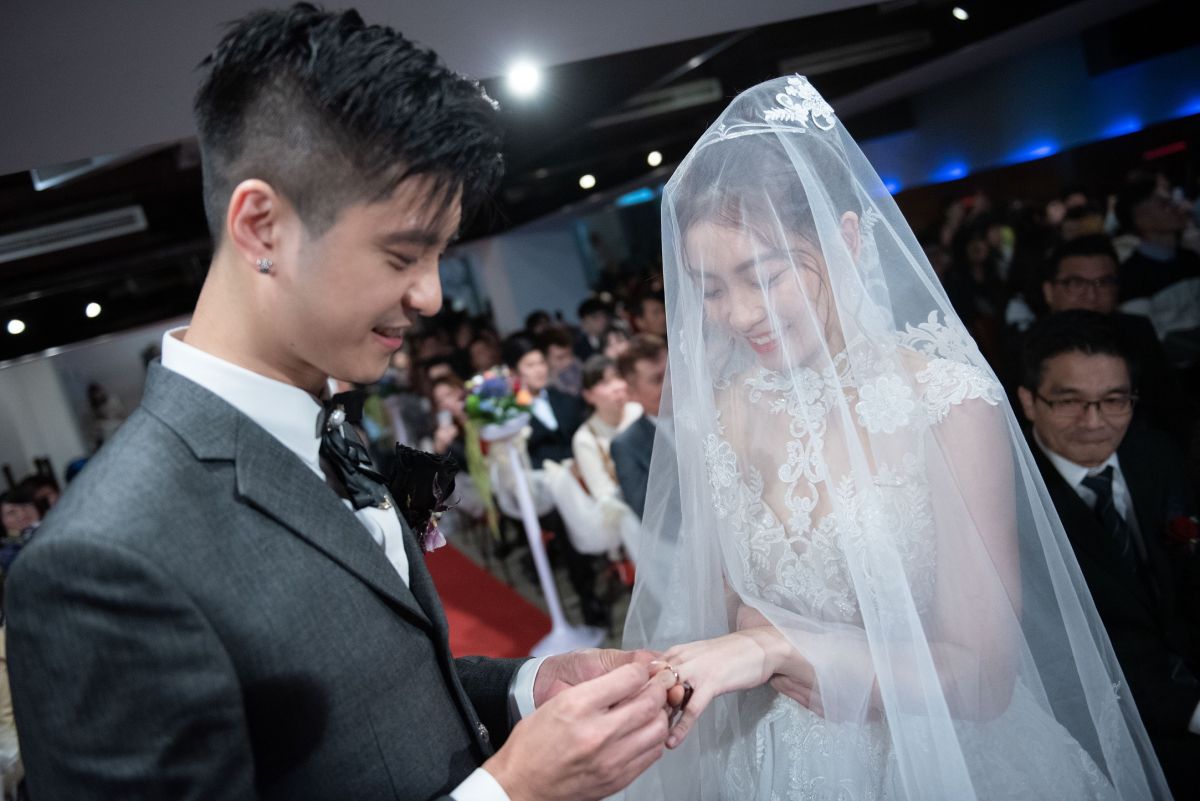 ▲羅小白日前舉辦婚禮。（圖／上行娛樂提供）