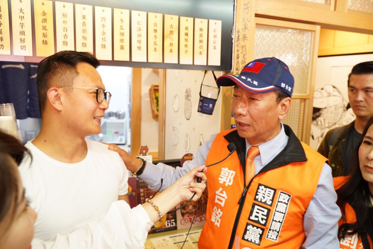 ▲鴻海集團創辦人郭台銘支持一芳，一芳董事長柯梓凱表示非常感謝。（圖／一芳提供）