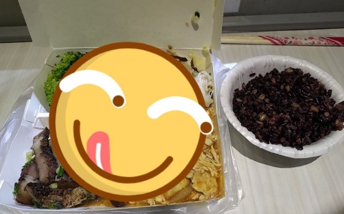 ▲女網友將在自助餐夾取的菜色照片貼出。（圖／翻攝爆怨公社）