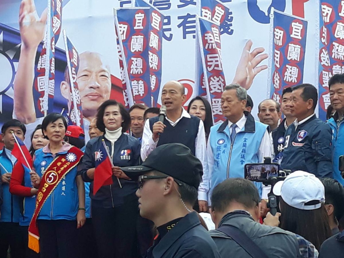 ▲韓國瑜強調，以台灣人所擁有的條件，有絕對的信心可以重新再起，讓全世界尊敬。（圖／記者李清貴攝,2020.01.07)