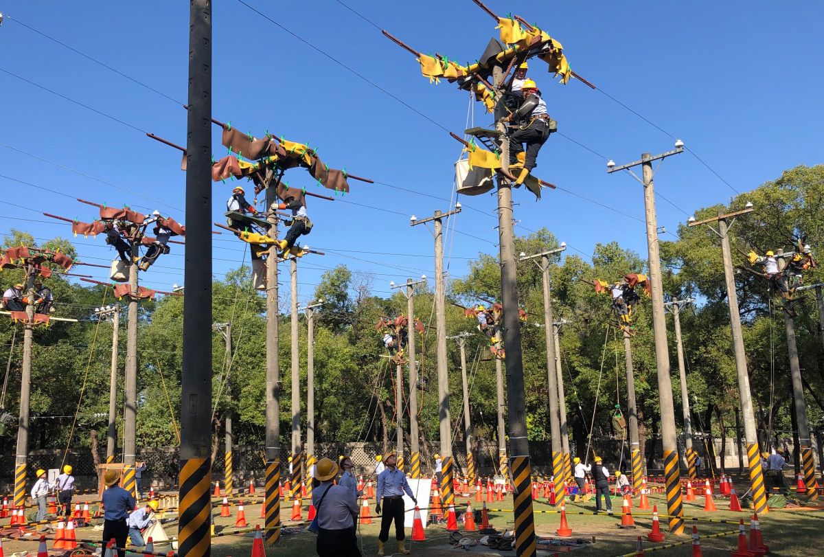 ▲台灣電力公司舉辦109年度技能競賽活動。(圖／記者黃守作攝，2020.01.08)
