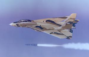 ▲伊朗是F-14戰機唯一外銷國。圖為伊朗空軍F-14發射鳳凰飛彈。（圖／達志影像／美聯社）