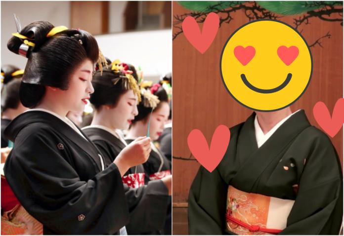 ▲日本週二（ 7 ）舉行每年初的藝舞伎「始業式」。（圖／翻攝自日經新聞網）