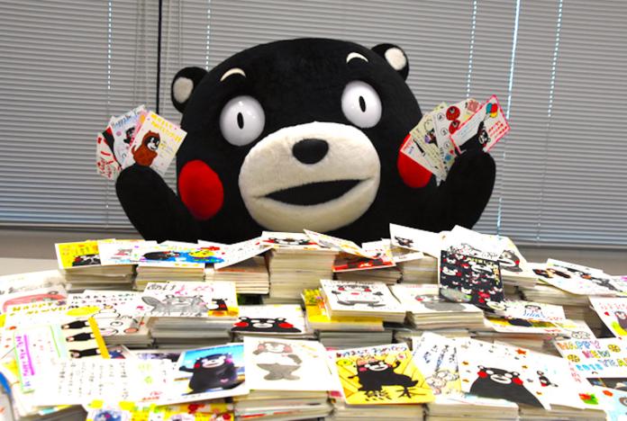 日本熊本熊10歲了！全球粉絲瘋狂　寄6千張賀卡淹沒熊熊
