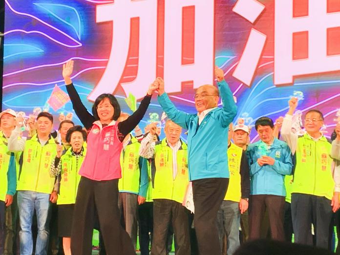 快訊／蘇巧慧自行宣布連任　當選新北市第五選區立委
