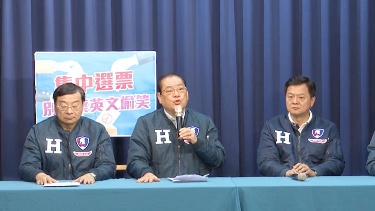 國民黨10日公開呼籲「不投韓國瑜，等於支持蔡英文」。( 圖 / 記者陳弘志攝 )