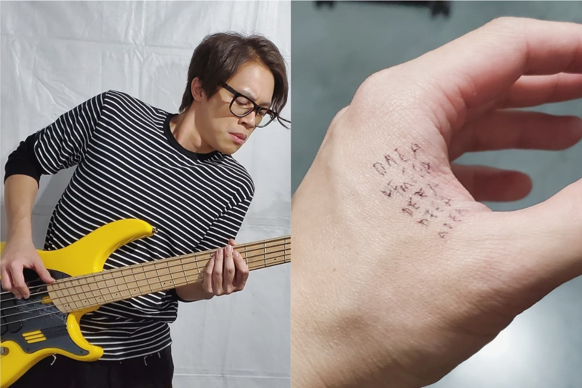 ▲ Youtuber HowHow 在七月半首場尾牙表演後發「小抄」照片，被網友批評不尊重。（合成圖／翻攝 howhowhasfriends IG ）