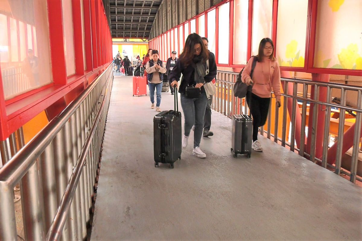 ▲金門小三通湧現台商返鄉投票潮。（圖／蔡若喬攝, 2020.01.10）