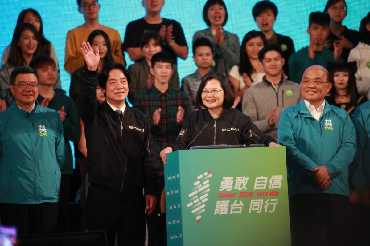 ▲民進黨英德配獲得此次總統大選勝利。（圖／NOWnews資料照片）