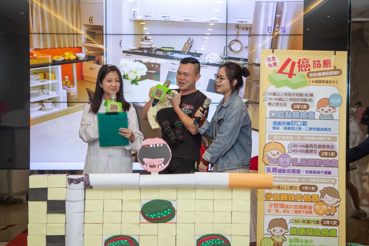 ▲員林基督教醫院舉辦『防癌找員基 健康不NG』防癌暨健康促進宣導會，向民眾宣導癌症篩檢及健康生活型態之重要性。（圖／記者陳雅芳攝，2020.01.11）