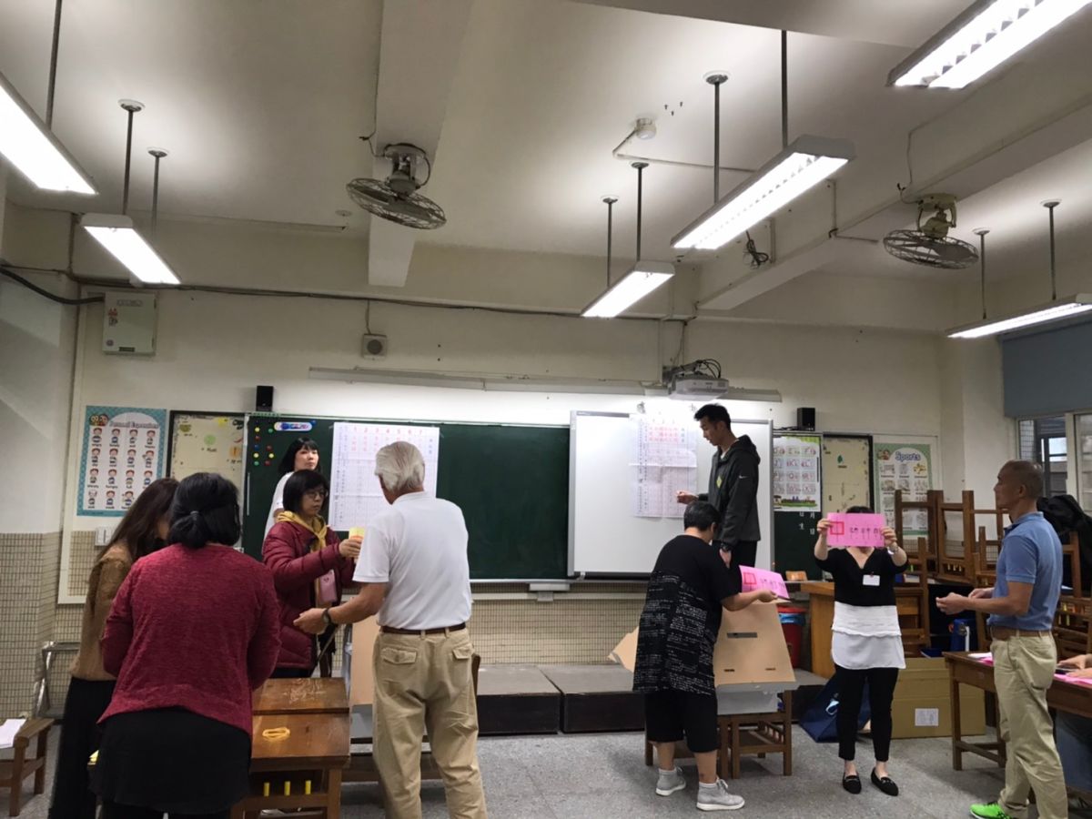 ▲投票所內部。（圖／民眾提供）
