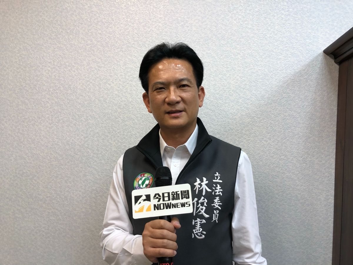 ▲民進黨立委林俊憲。（圖／記者陳聖璋攝）